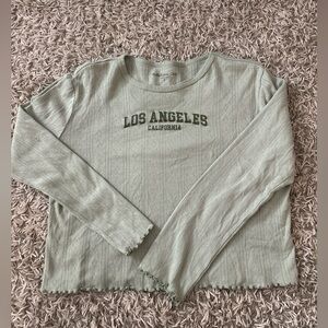 Los Angeles California Women's Green Top